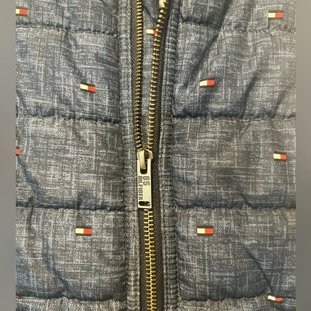 💙 Like New Tommy Hilfiger Kids 3T Quilted Vest, navy blue w/ logo + POCKETS! 💙